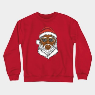 Awesome Black Santa Claus // Mean Santa Crewneck Sweatshirt